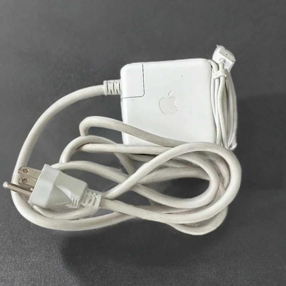 Apple MacBook White Charging Adapter.